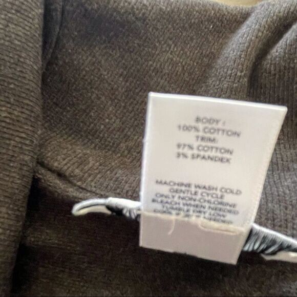 Charcoal Gray Loft Cowl Neck Sweatshirt - Picture 4 of 6